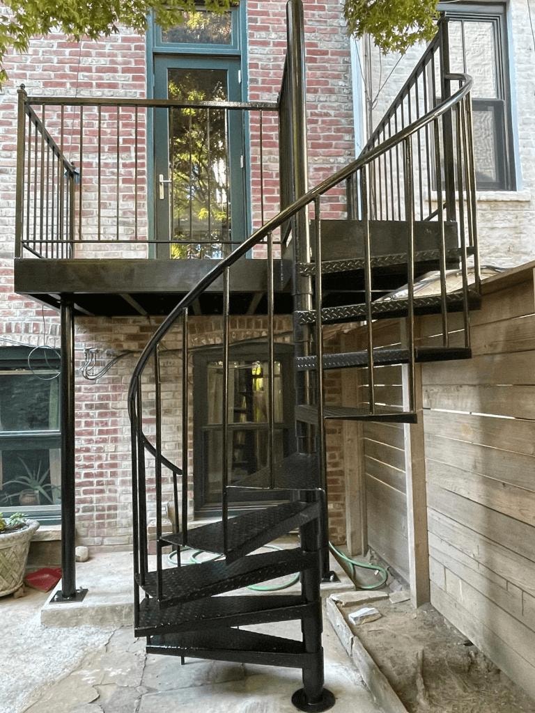 Spiral Metal Staircase