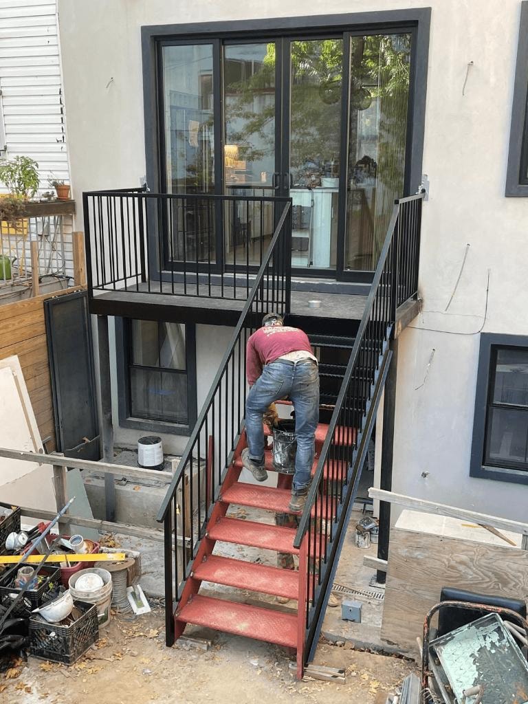 Exterior Deck Staircase