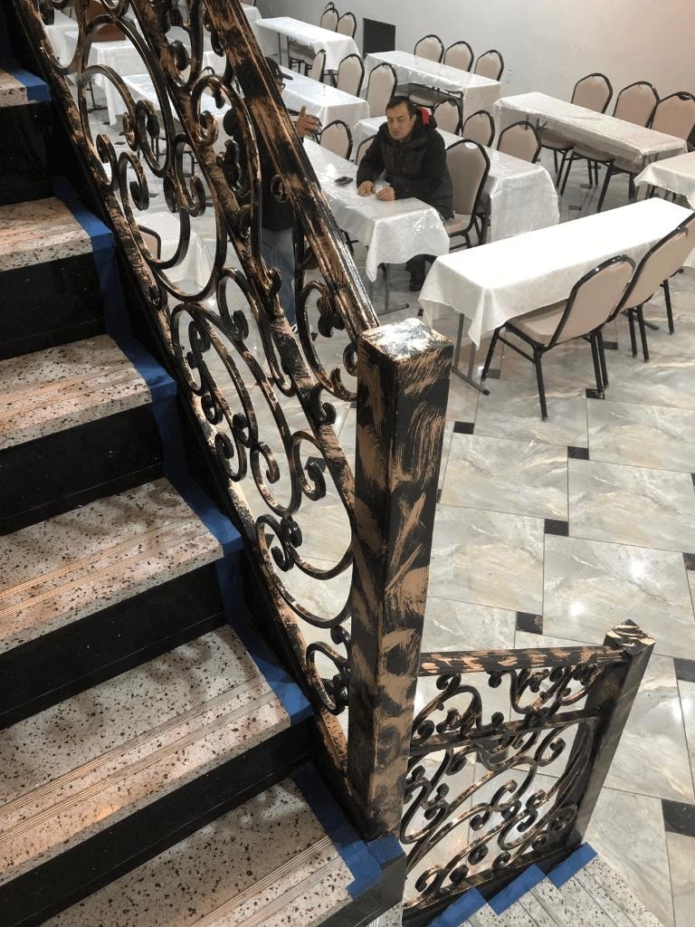 Ornamental Banquet Hall Railing